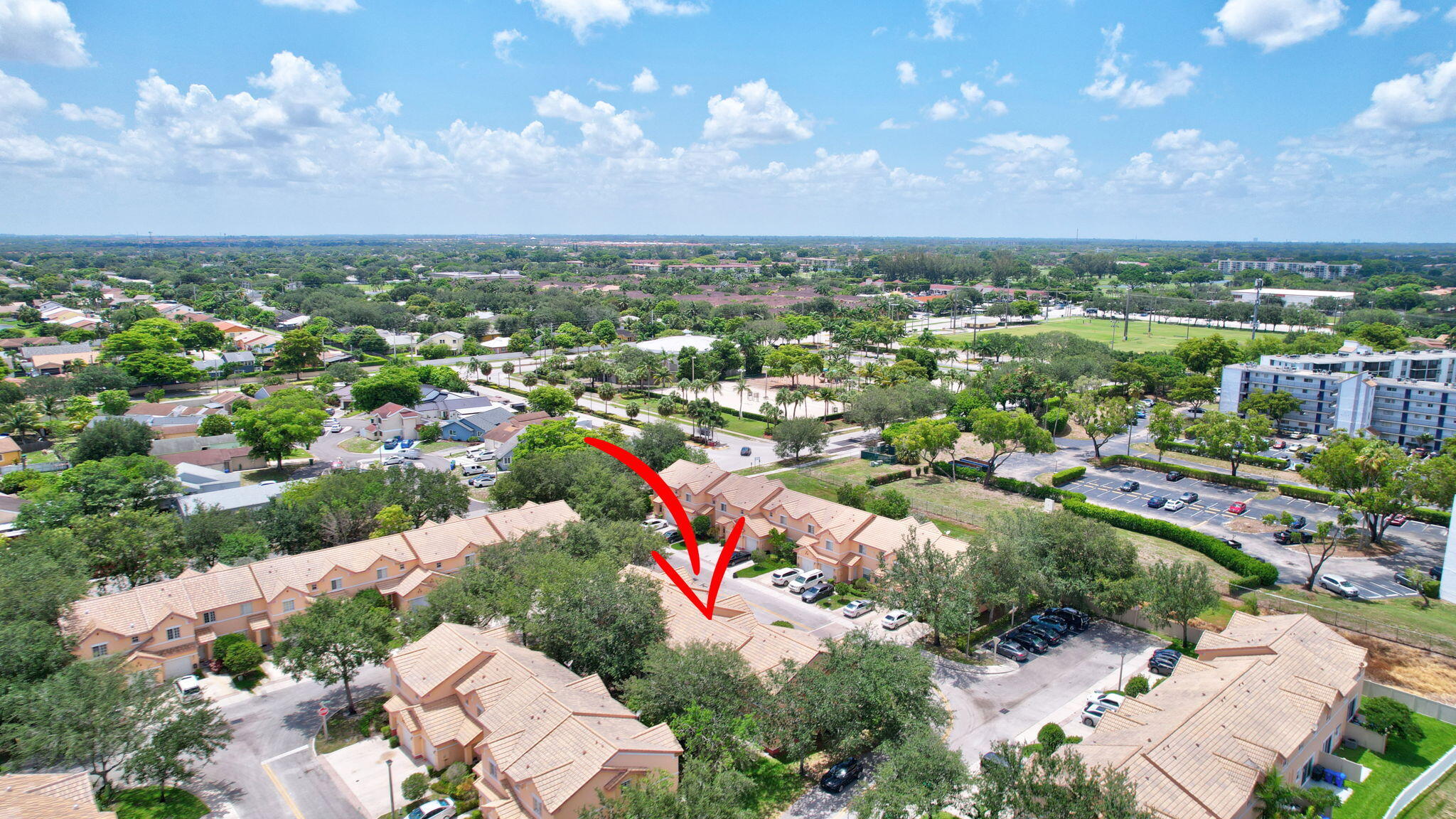 8730 Southwest 21st Street Miramar, FL 33025 - Photo 37 of 45 an aerial view of multiple house