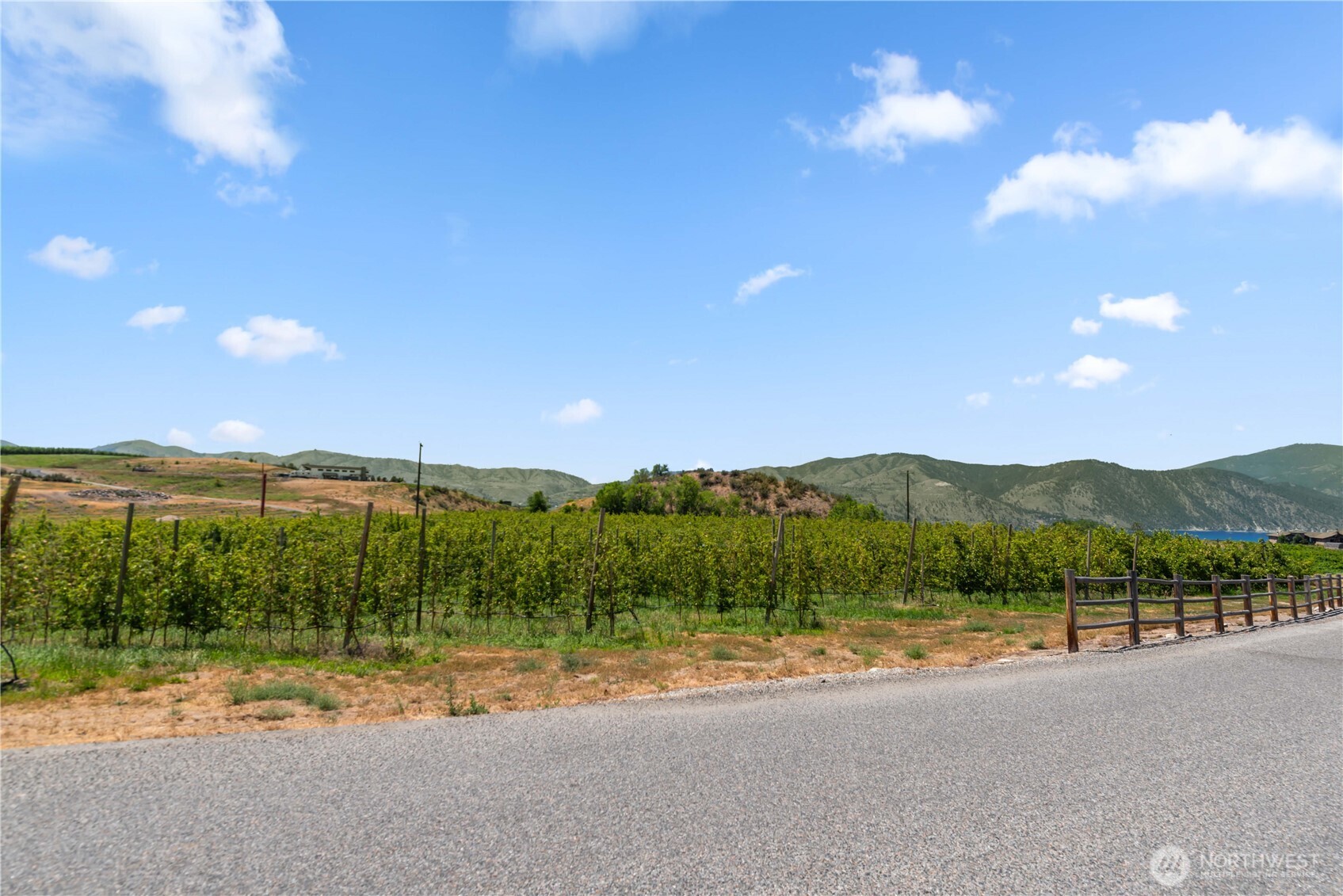 200 Lakayuse Road Manson, WA 98831 - Photo 4 of 21 a view of a road with a yard and mountain view