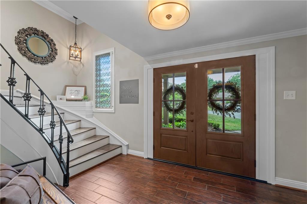 102 Forest Drive Beaver, PA 15009 - Photo 9 of 32 a view of entryway with wooden floor and window
