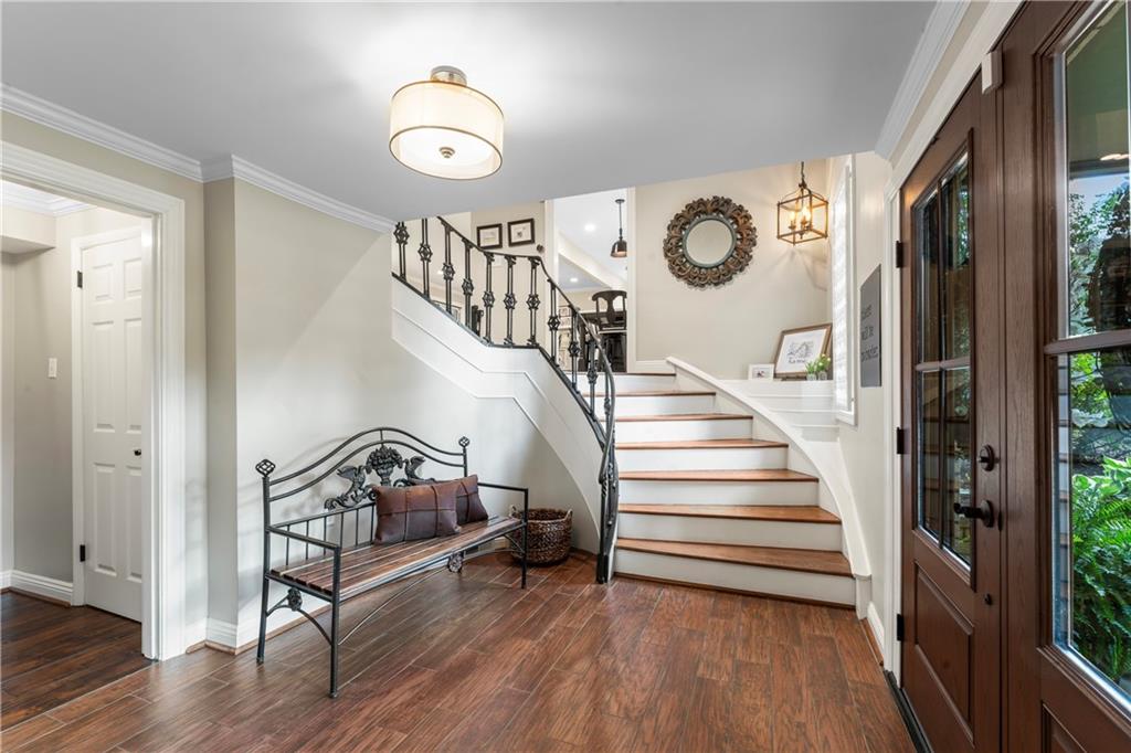 102 Forest Drive Beaver, PA 15009 - Photo 10 of 32 a view of entryway and hall with wooden floor