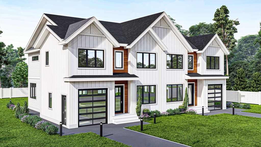 445 Hillside Avenue Needham, MA 02494 - Photo 3 of 10 front view of a house with a yard