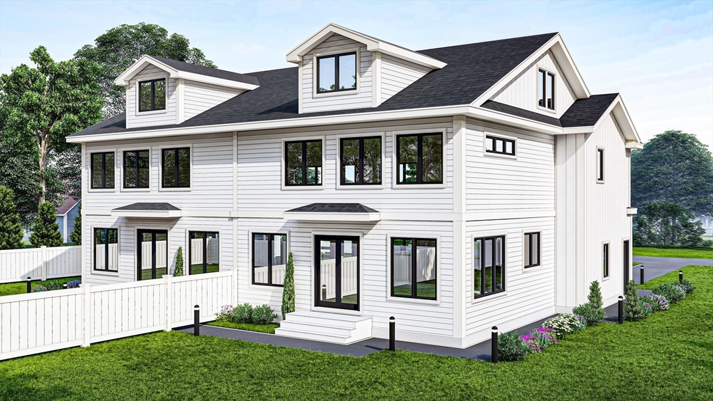 445 Hillside Avenue Needham, MA 02494 - Photo 5 of 10 a front view of a house with a yard