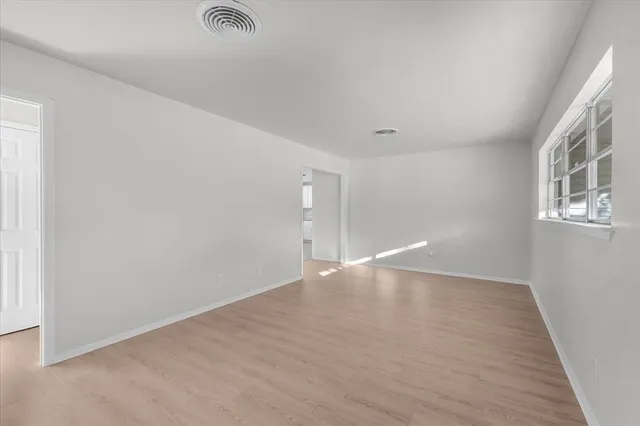 wooden floor in an empty room