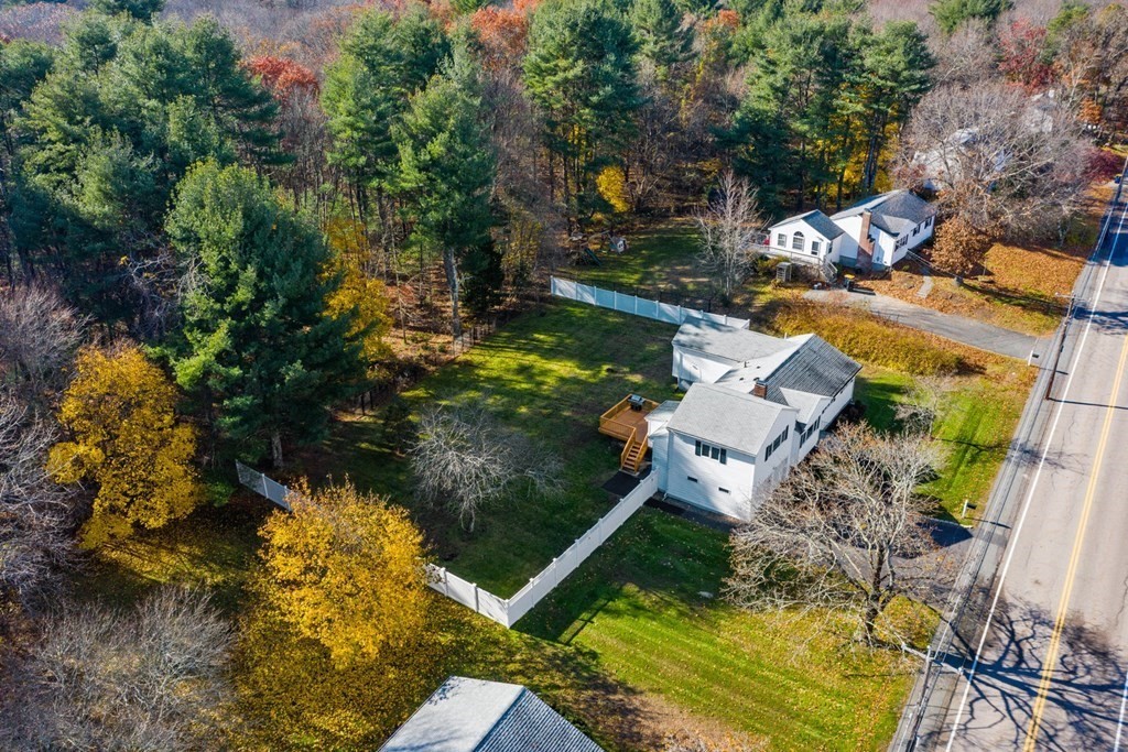 45 Lyndon Road Sharon, MA 02067 - Photo 26 of 31 an aerial view of a house with a yard swimming pool and outdoor seating