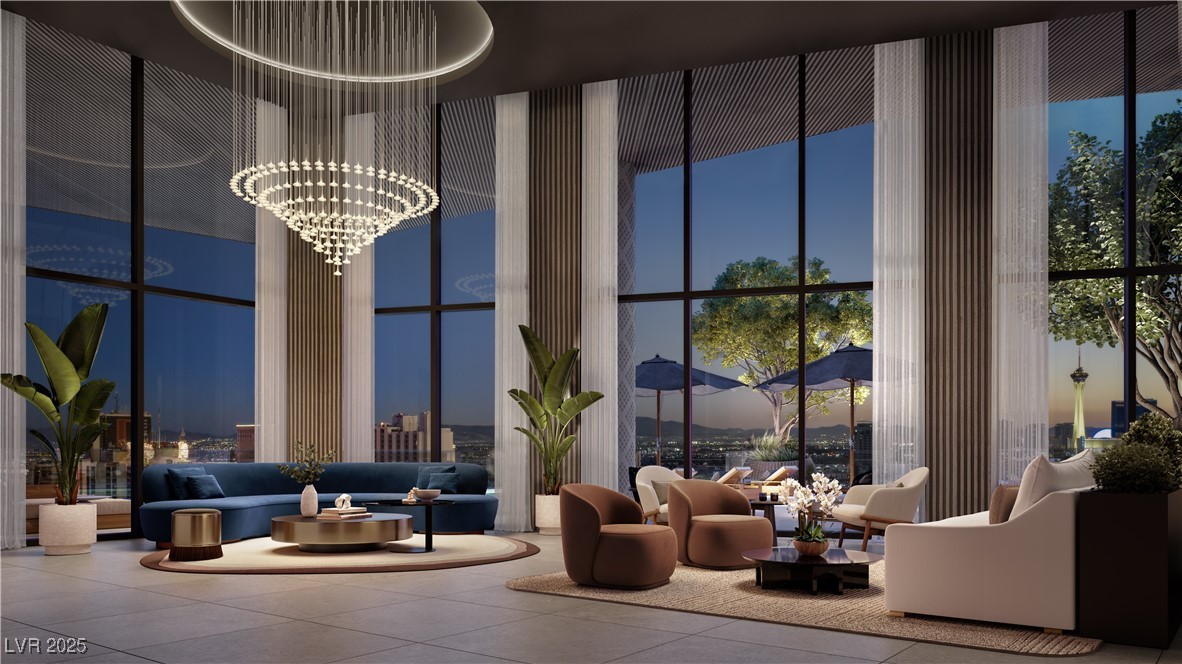 700 West Carson Avenue, Unit 2002 Las Vegas, NV 89106 - Photo 13 of 59 Residents Club Lounge Rendering