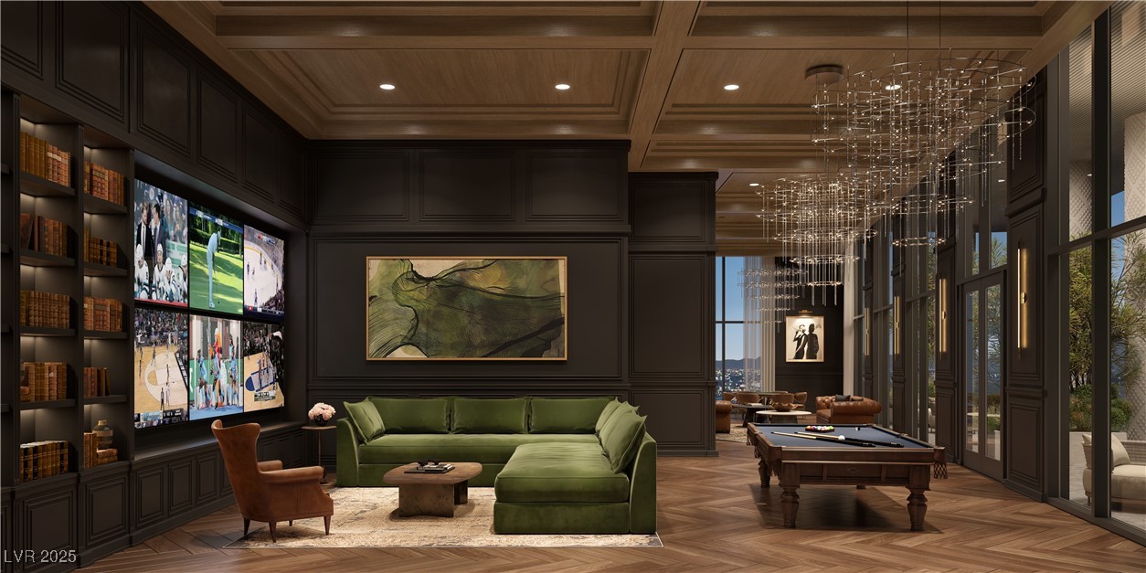 700 West Carson Avenue, Unit 2002 Las Vegas, NV 89106 - Photo 18 of 59 Media and Entertainment Lounge Rendering