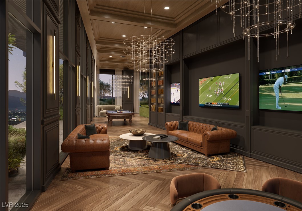 700 West Carson Avenue, Unit 2002 Las Vegas, NV 89106 - Photo 19 of 59 Media and Entertainment Lounge Rendering