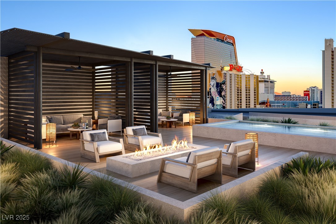 700 West Carson Avenue, Unit 2002 Las Vegas, NV 89106 - Photo 26 of 59 Cabana Terrace and Spa Rendering