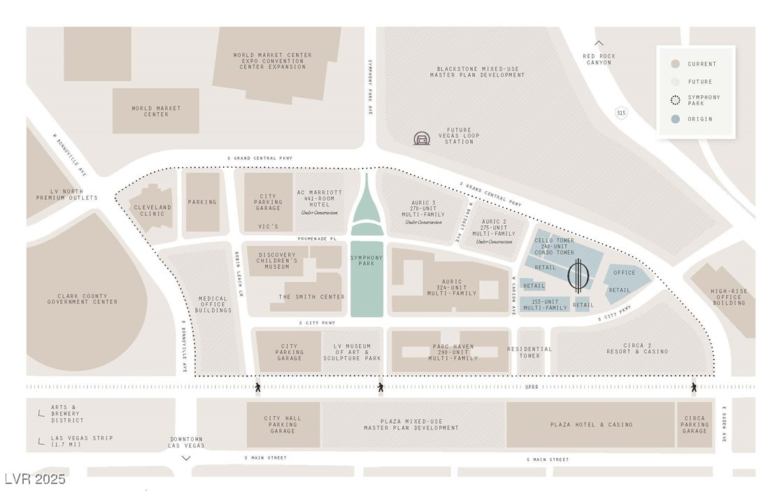 700 West Carson Avenue, Unit 2002 Las Vegas, NV 89106 - Photo 45 of 59 Symphony Park Map
c