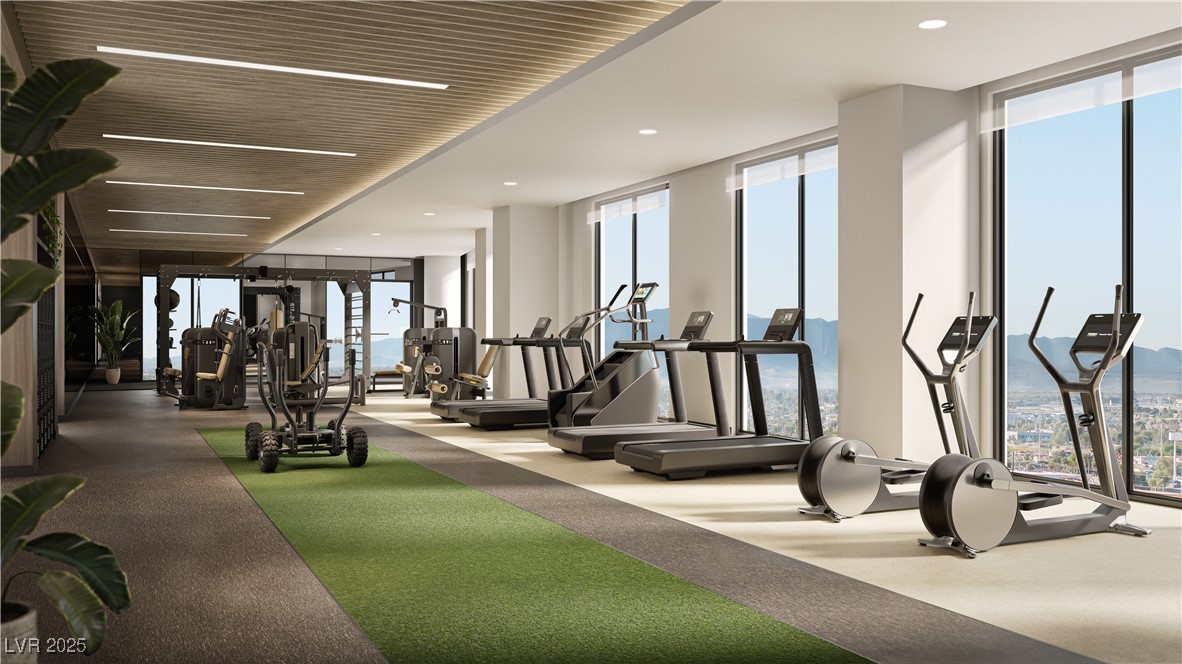 700 West Carson Avenue, Unit 2002 Las Vegas, NV 89106 - Photo 10 of 59 High-Performance Fitness Studio Rendering