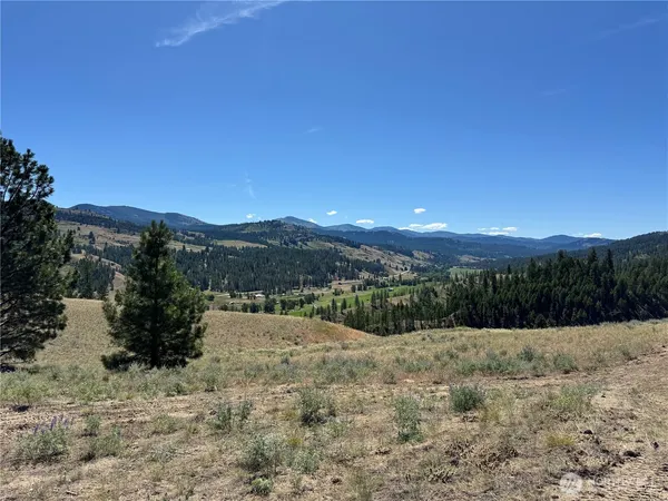 a view of lake with mountain