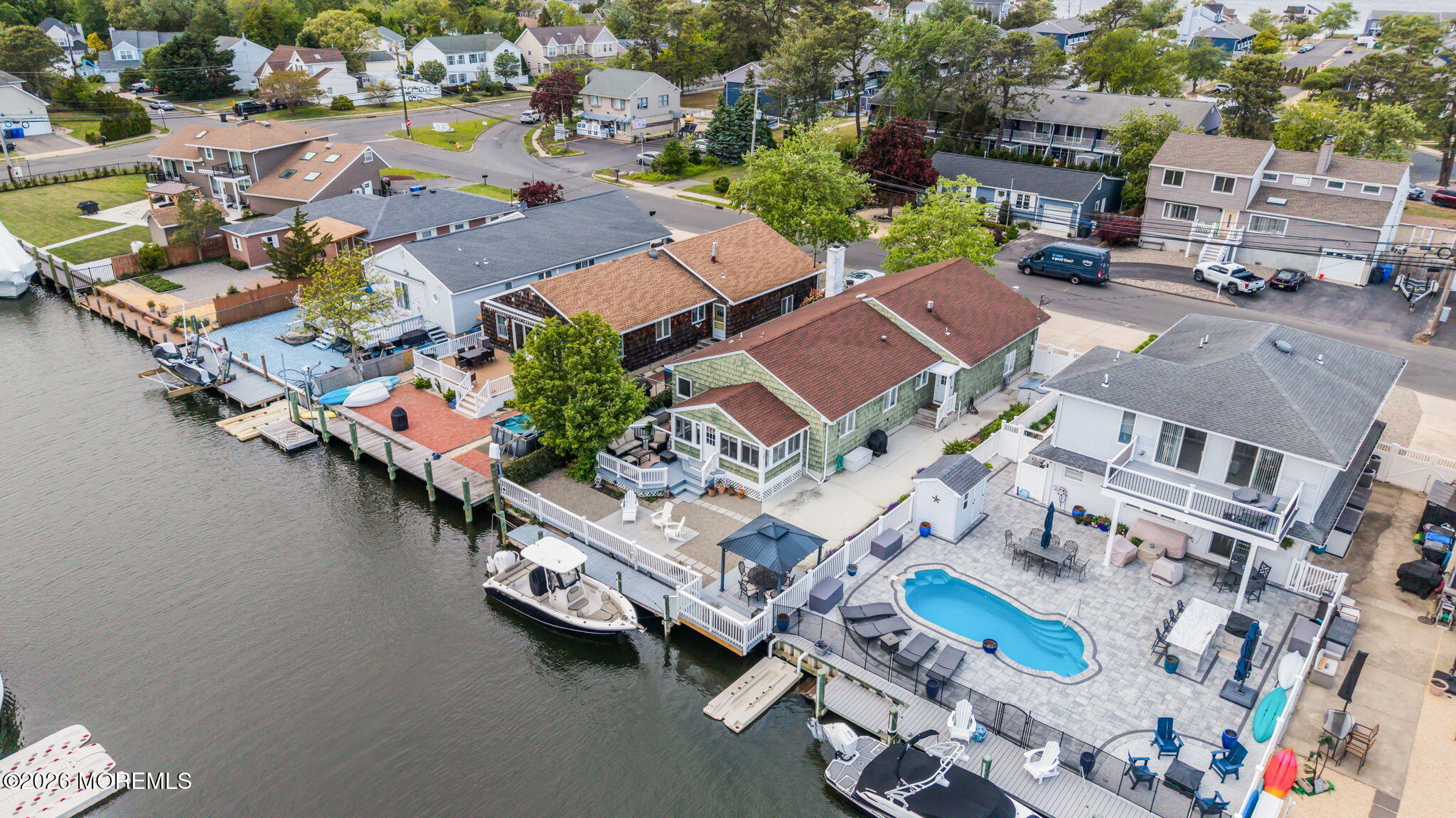 29 Green Island Road Toms River, NJ 08753 - Photo 55 of 63 an aerial view of residential houses with outdoor space