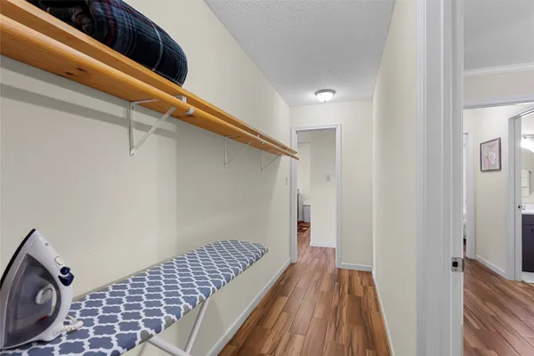 a view of wooden floor