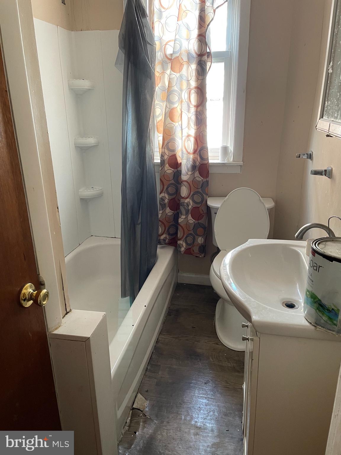 a bathroom with a sink and a tub