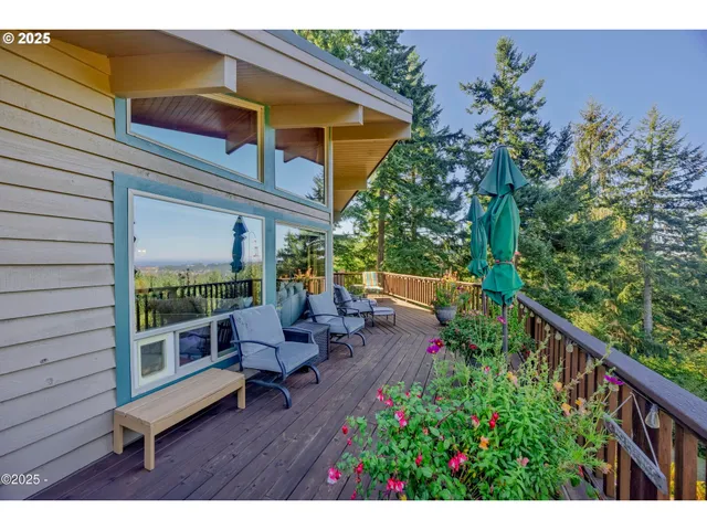 a view of outdoor space and deck