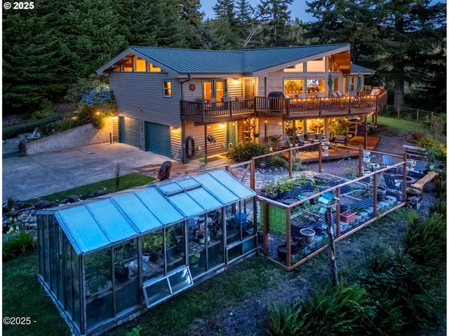 a view of a flower garden