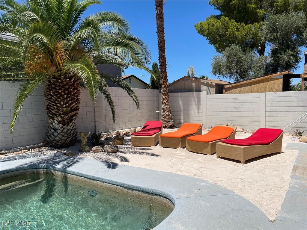 5415 Oxbow Street Las Vegas, NV 89119 - Photo 20 of 20 View of pool featuring a fenced backyard and a patio