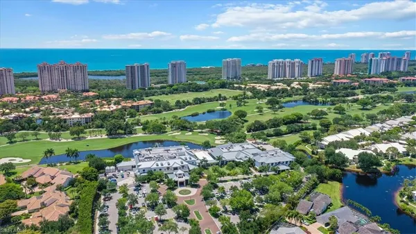 a view of a city with tall buildings