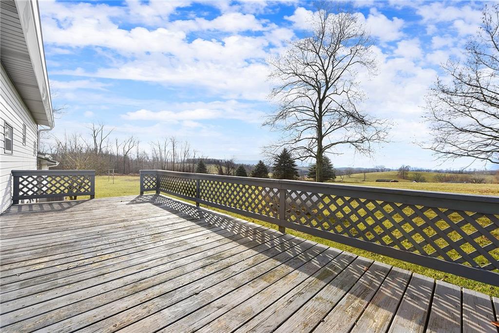 4 Malone Ridge Road Washington, PA 15301 - Photo 26 of 34 a view of terrace with wooden floor and fence