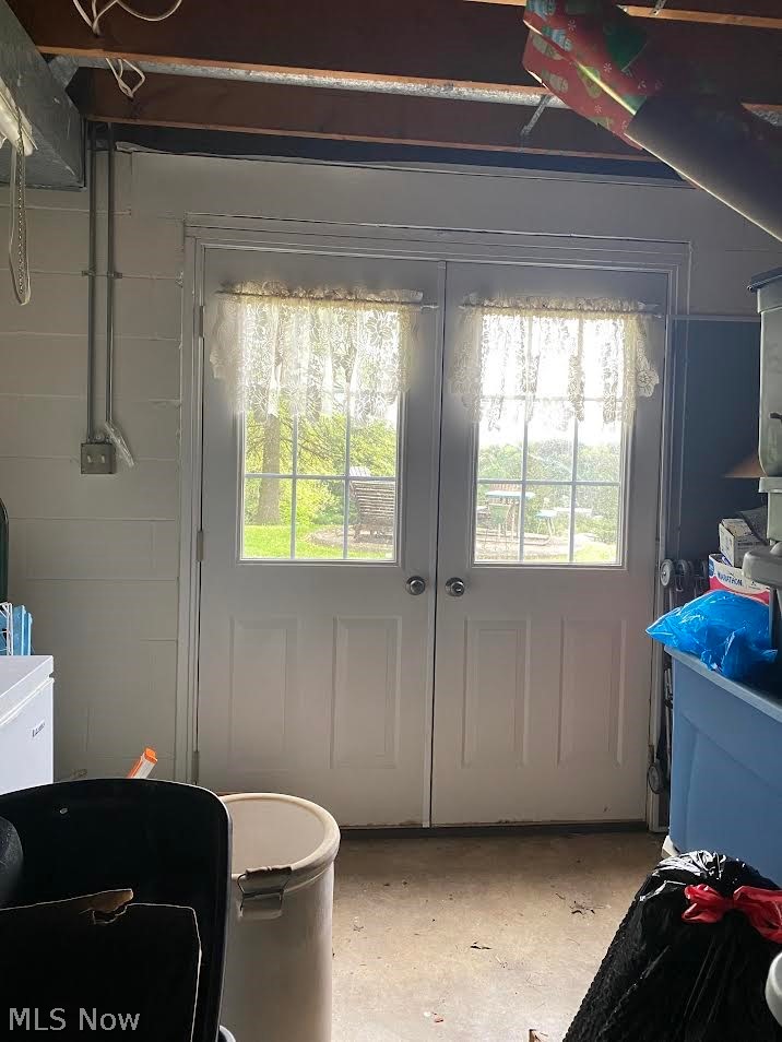 1105 Veto Road Vincent, OH 45784 - Photo 22 of 35 Double Doors to yard from Basement