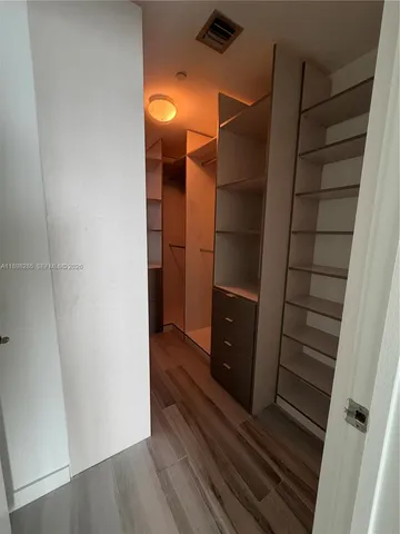 a view of walk in closet