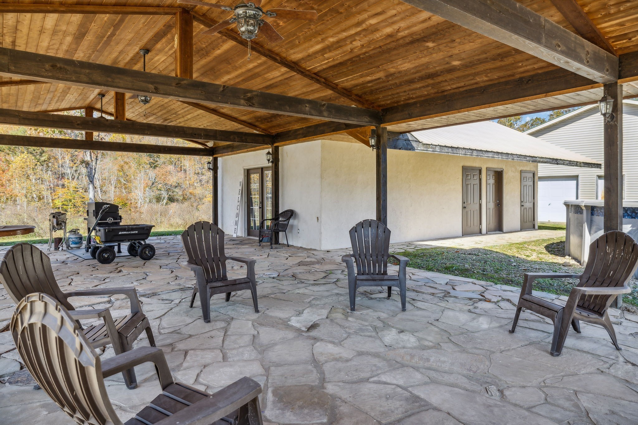 635 Cane Creek Road Hohenwald, TN 38462 - Photo 36 of 71 a view of an outdoor space with furniture