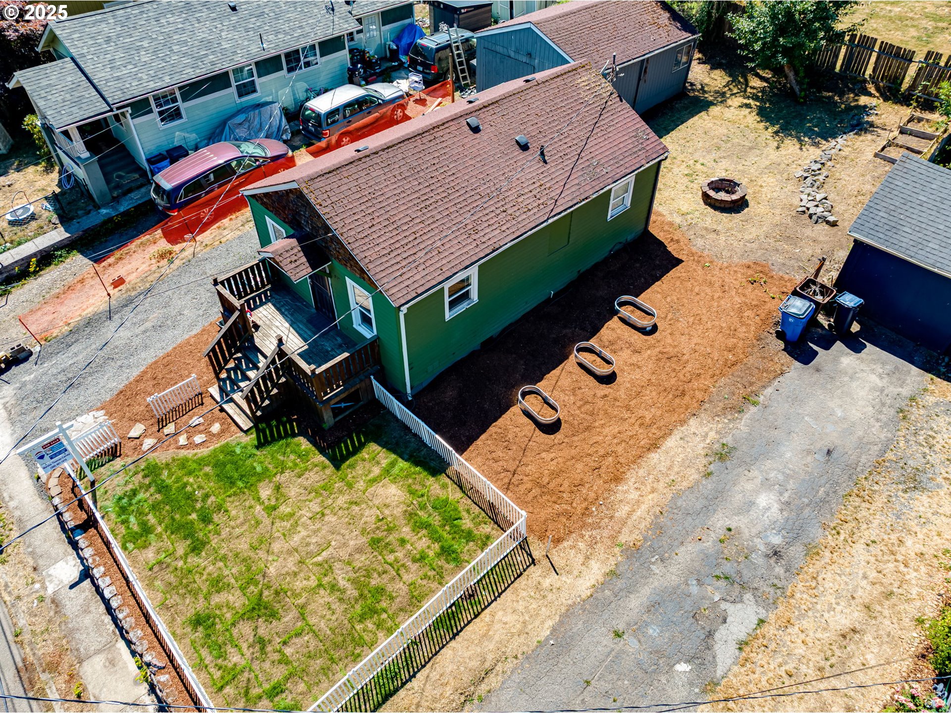 907 Northwest Greeley Street Camas, WA 98607 - Photo 30 of 31 an aerial view of a house with a yard