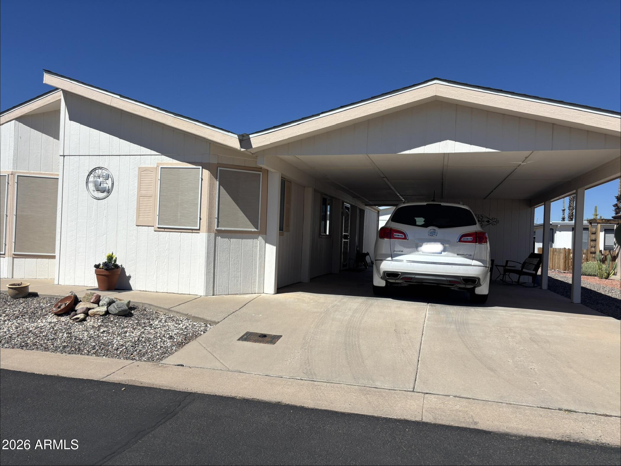 3500 South Tomahawk Road, Unit 170 Apache Junction, AZ 85119 - Photo 3 of 25 Wide Carport