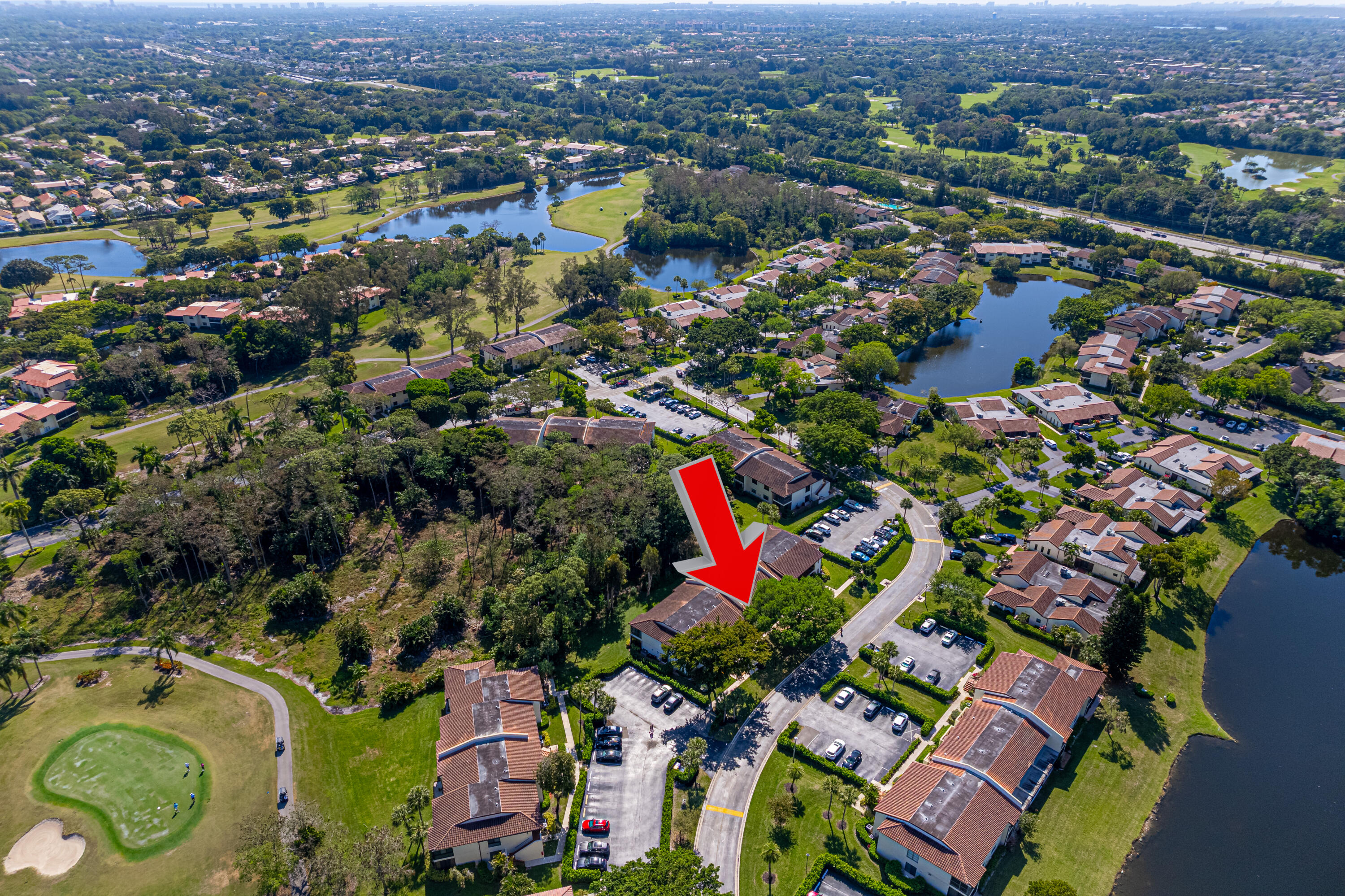 21864 Arriba Real, Unit 3E Boca Raton, FL 33433 - Photo 32 of 32 an aerial view of multiple house