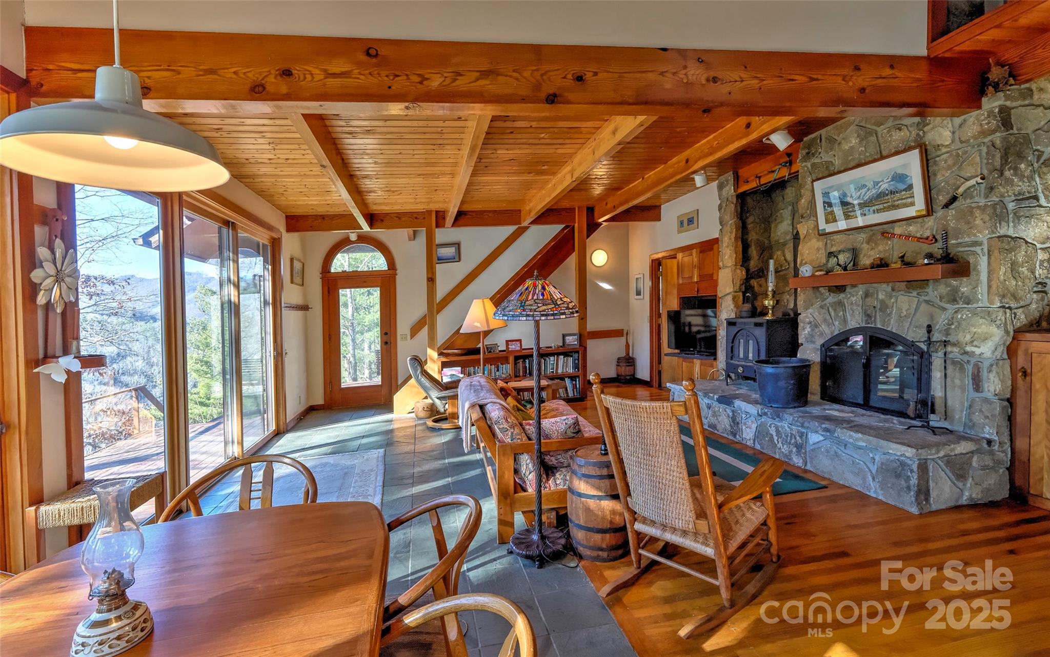 565 Silver Ridge Road Bryson City, NC 28713 - Photo 5 of 45 a view of a room with gym equipment