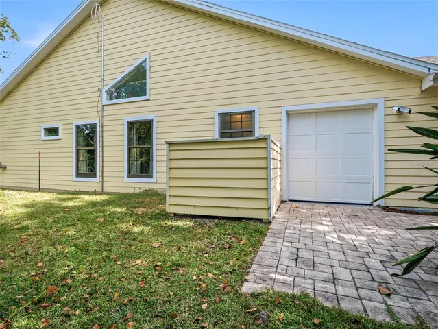a outdoor view with a sitting space