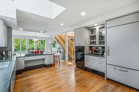 a view of a living room