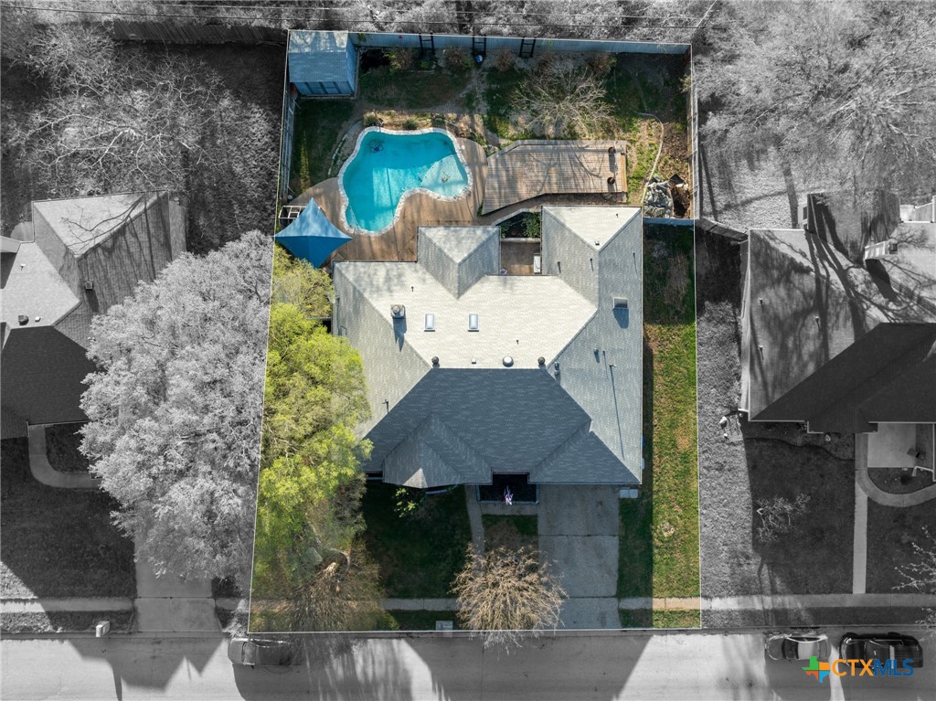 711 Mueller Street Copperas Cove, TX 76522 - Photo 48 of 48 a aerial view of a house with outdoor seating