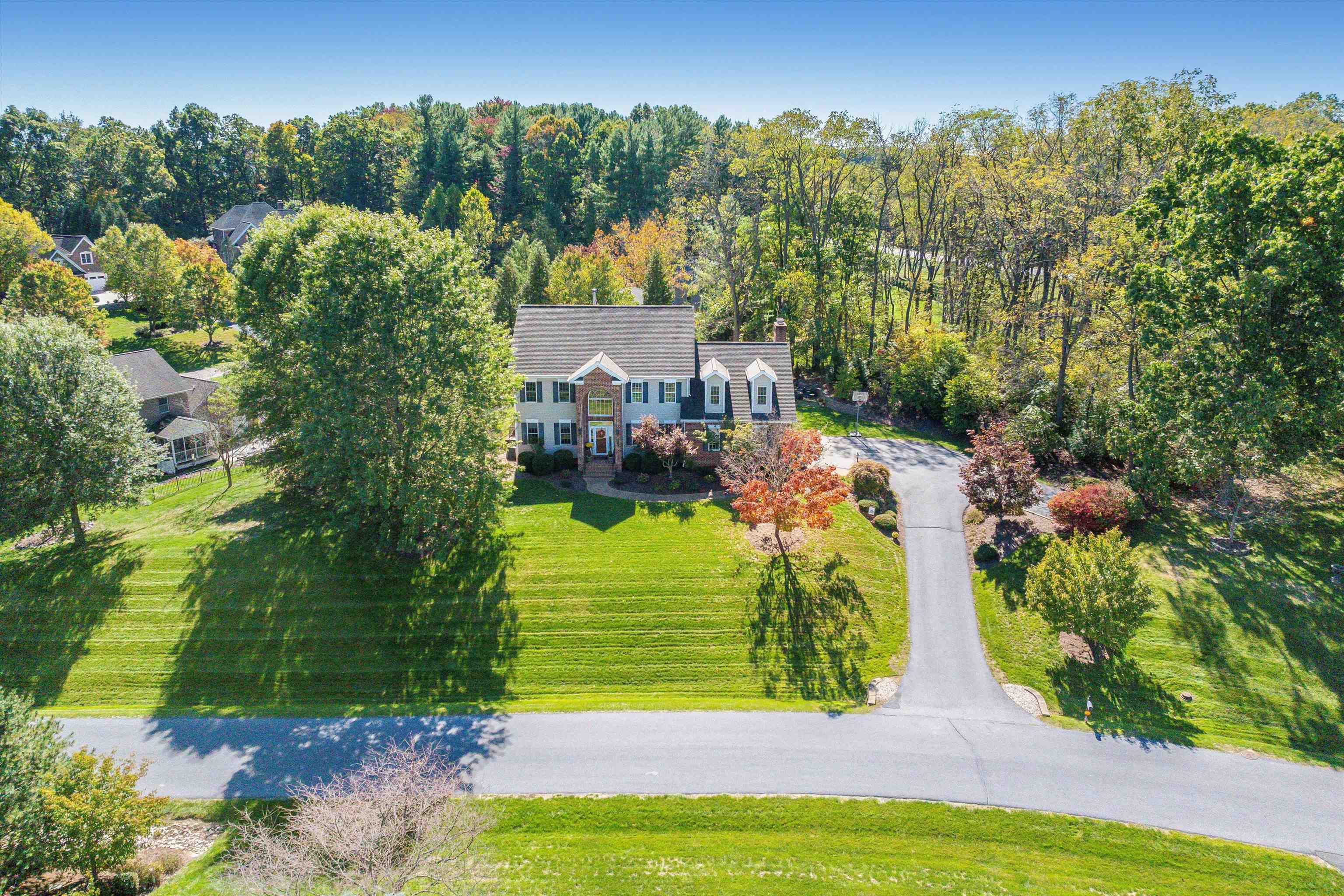 3525 Traveler Road Harrisonburg, VA 22801 - Photo 18 of 72 an aerial view of a house with a yard