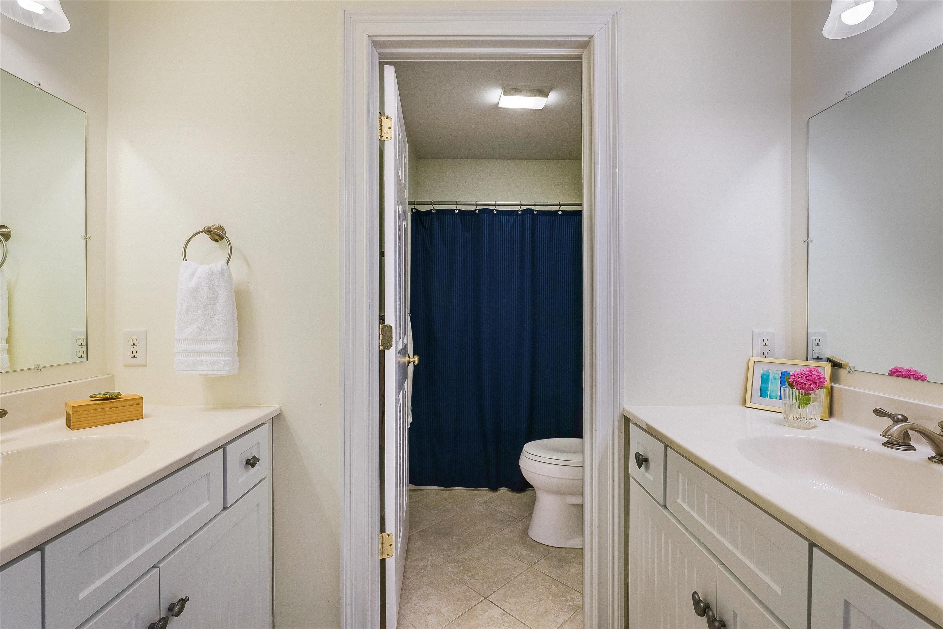 3525 Traveler Road Harrisonburg, VA 22801 - Photo 54 of 72 a bathroom with a sink vanity granite and toilet
