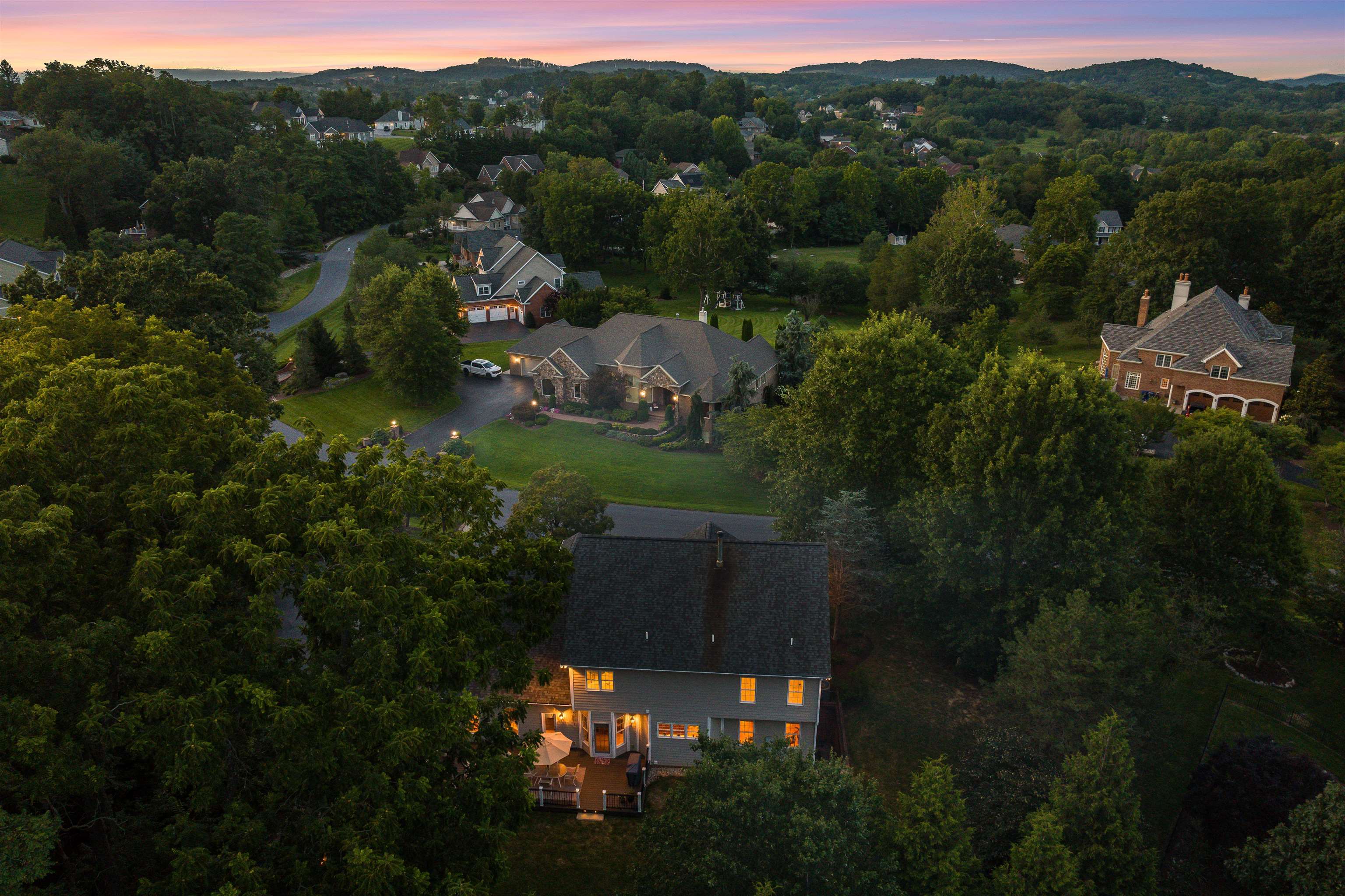 3525 Traveler Road Harrisonburg, VA 22801 - Photo 6 of 72 a view of a city with lush green forest