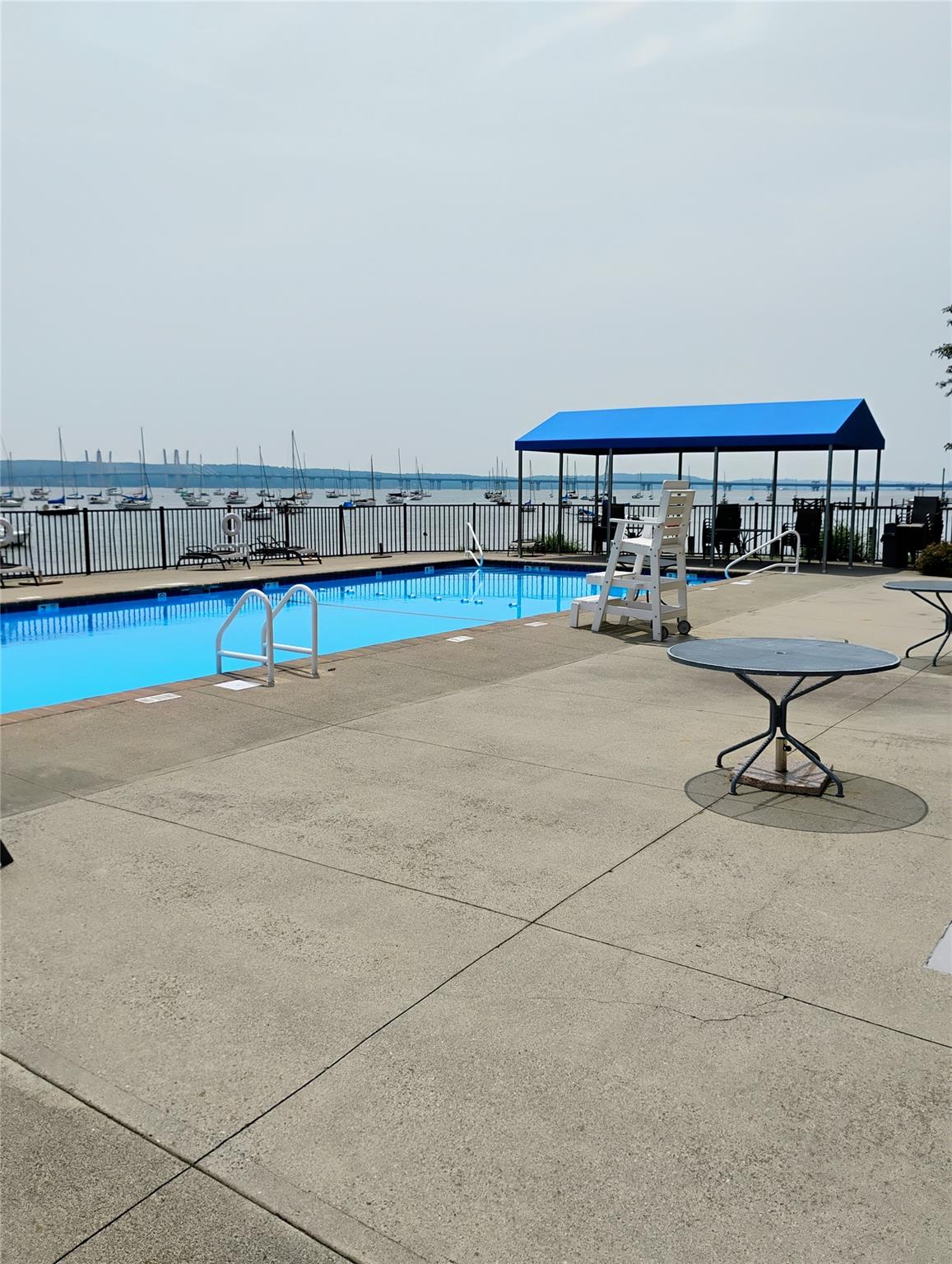 103 Gedney Street, Unit 3B Nyack, NY 10960 - Photo 10 of 11 Community pool featuring a water view