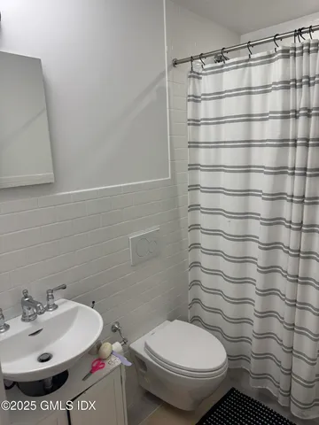 a bathroom with a toilet and a sink