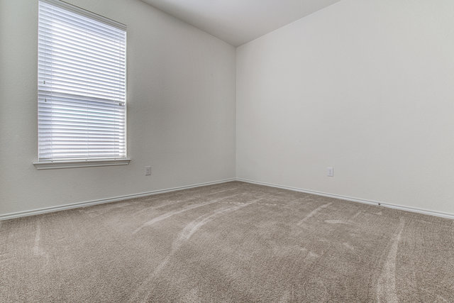 1237 Volente Lane Leander, TX 78641 - Photo 11 of 22 A well-lit bedroom features plush carpeting and window blinds, ready for personalization.