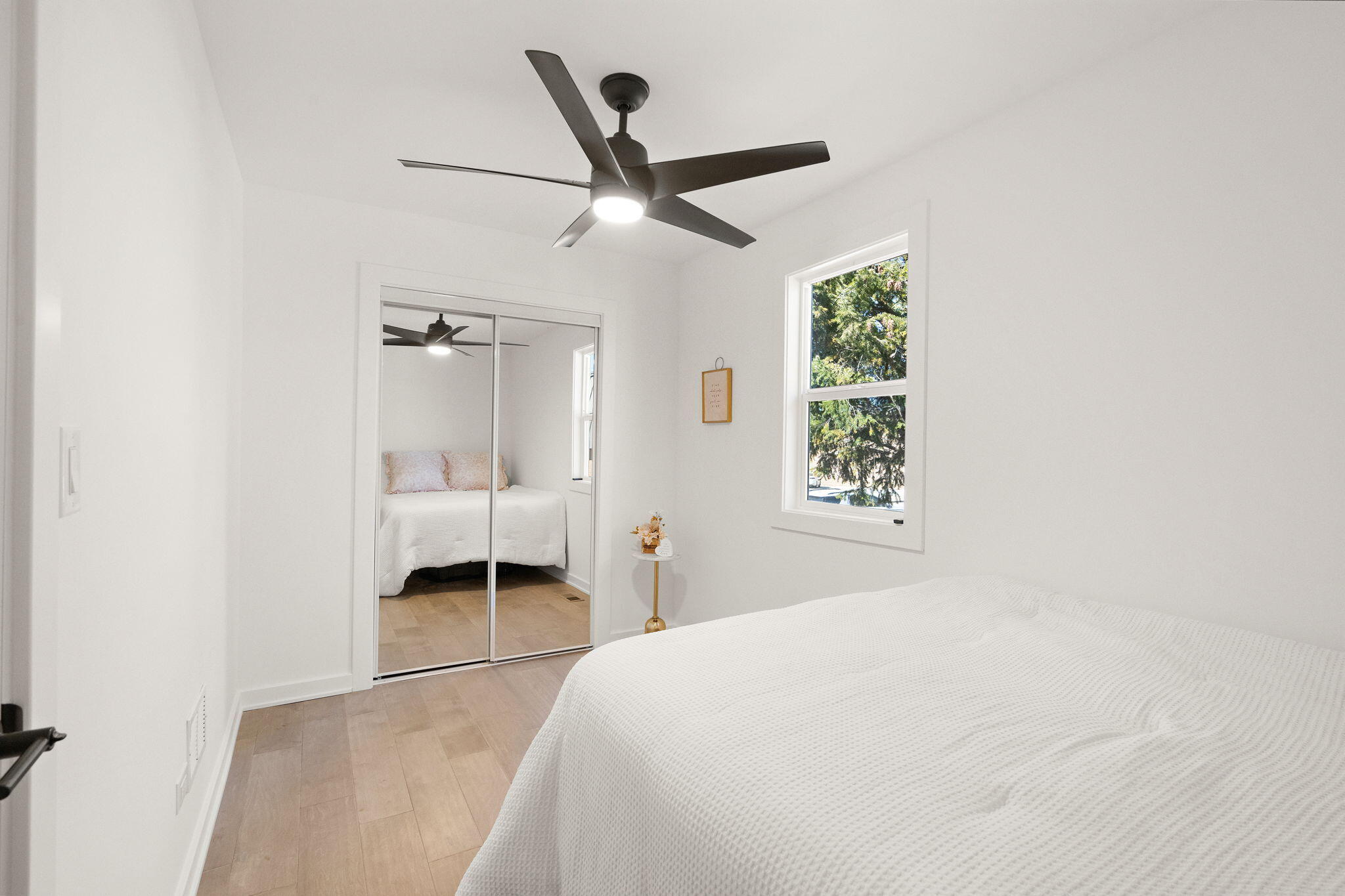 2017 Clark Street Whiting, IN 46394 - Photo 11 of 37 a bedroom with a large bed and a window