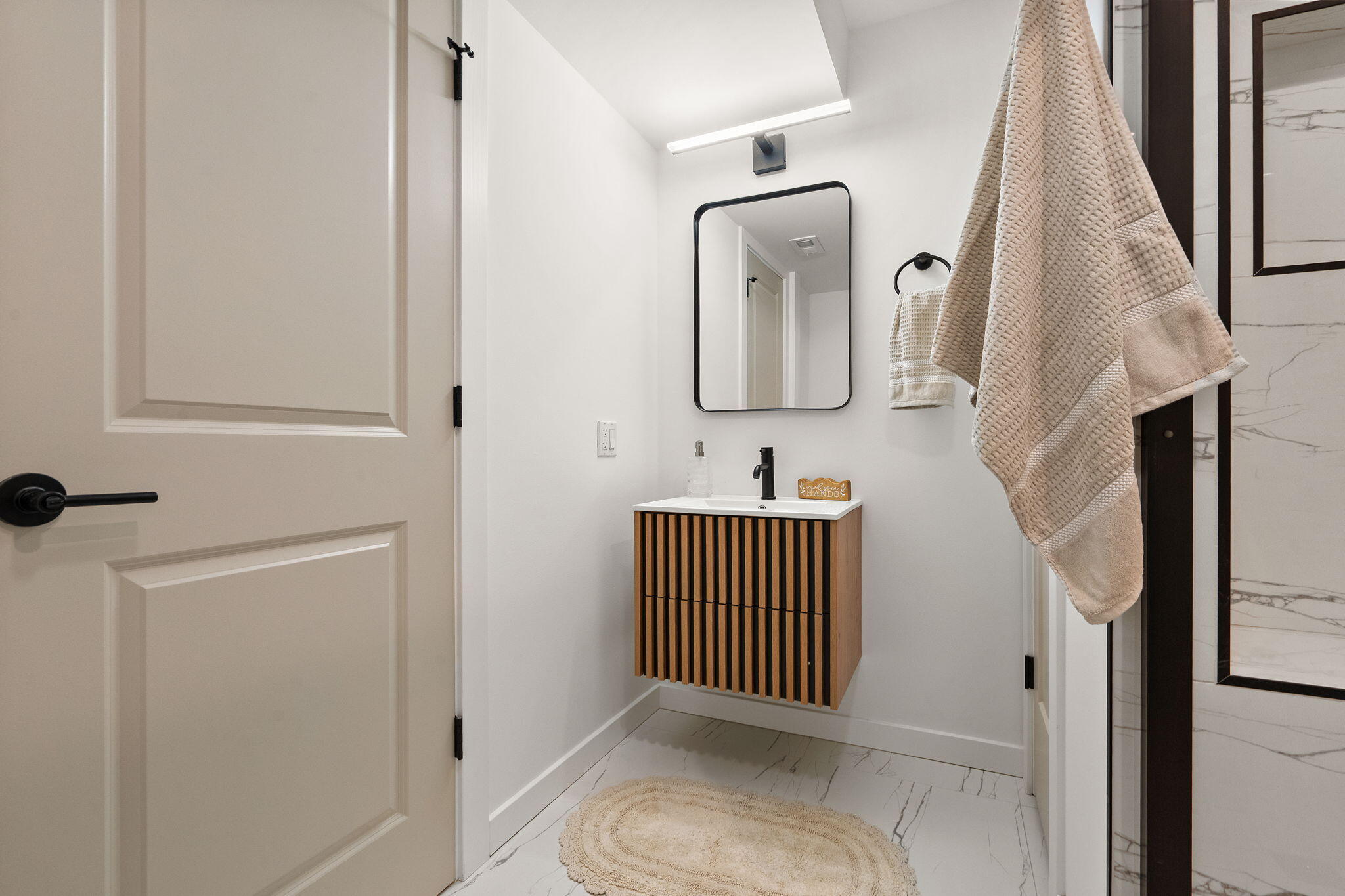 2017 Clark Street Whiting, IN 46394 - Photo 26 of 37 a bathroom with a sink and mirror