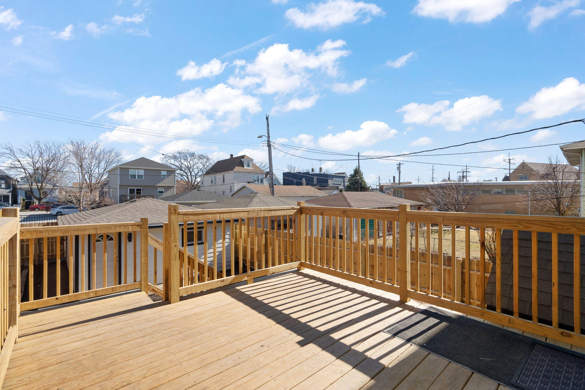 2017 Clark Street Whiting, IN 46394 - Photo 28 of 37 a view of a balcony with wooden floor