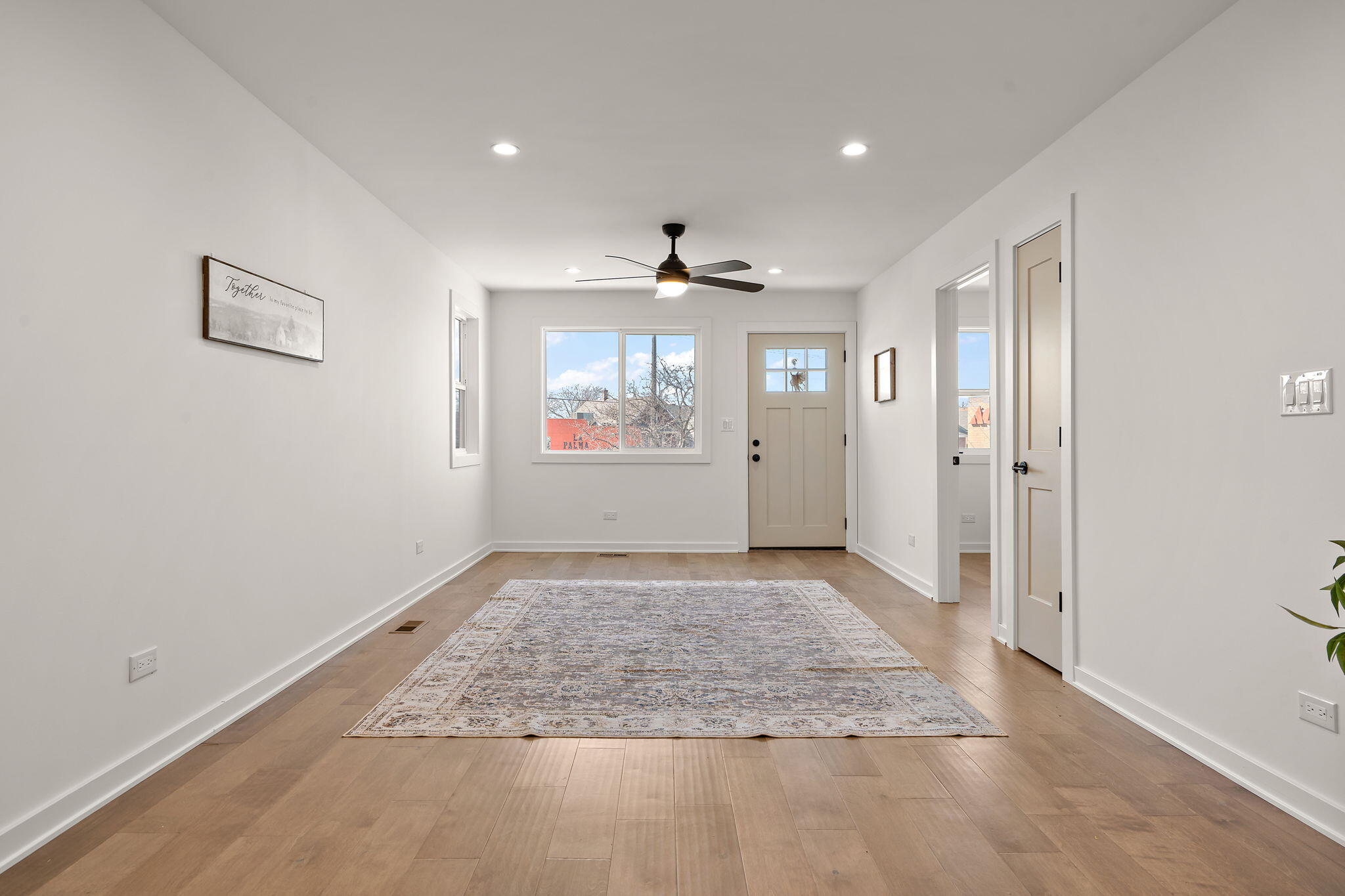 2017 Clark Street Whiting, IN 46394 - Photo 5 of 37 wooden floor in an empty room with a window
