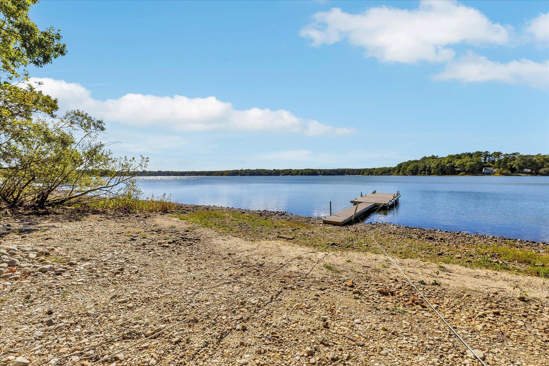 248 Wheeler Road Mashpee, MA 02649 - Photo 61 of 76 a view of a lake with outside space