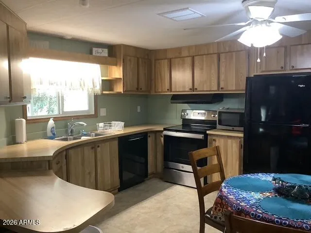 a backyard of a house