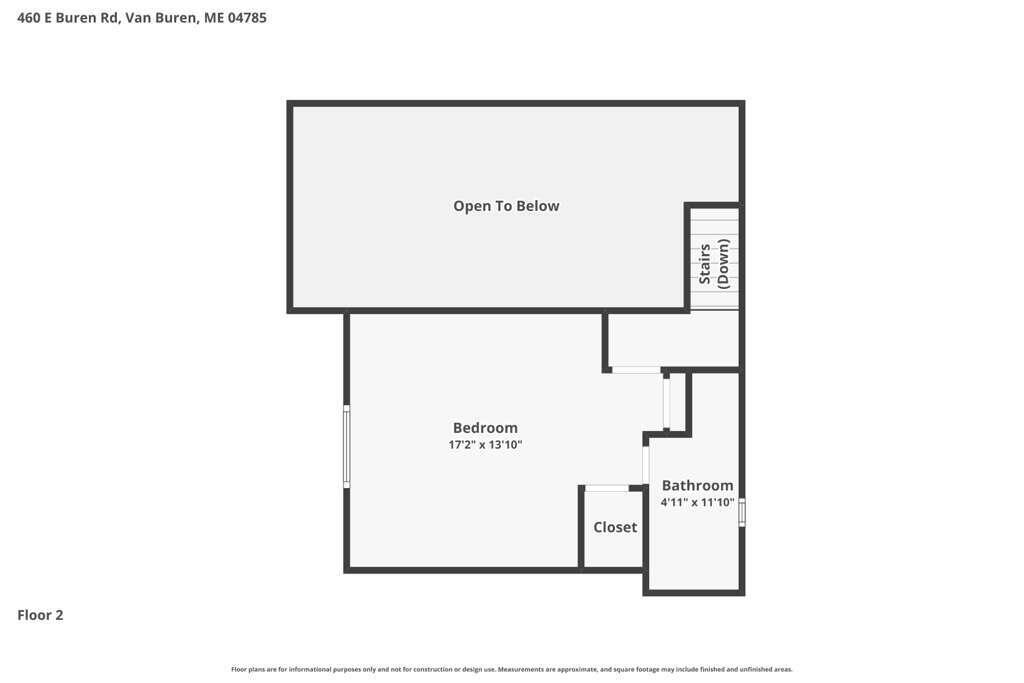 460 East Van Buren Cove Road St. David, ME 04773 - Photo 42 of 43 Floor Plan