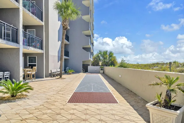 a view of city and balcony