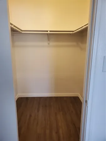 a close view of closet