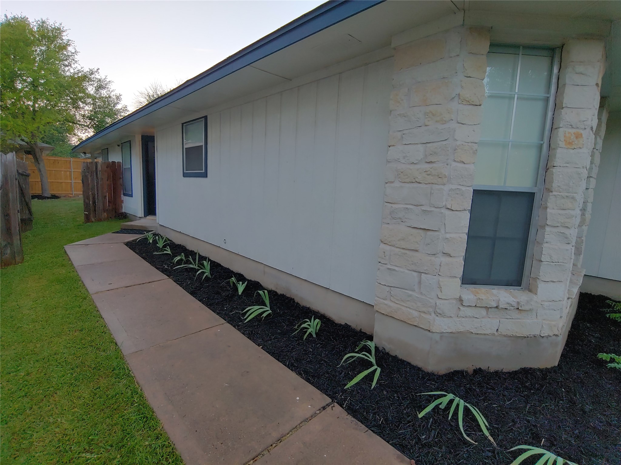 8124 Tockington Way Austin, TX 78748 - Photo 26 of 28 a view of a backyard with plants