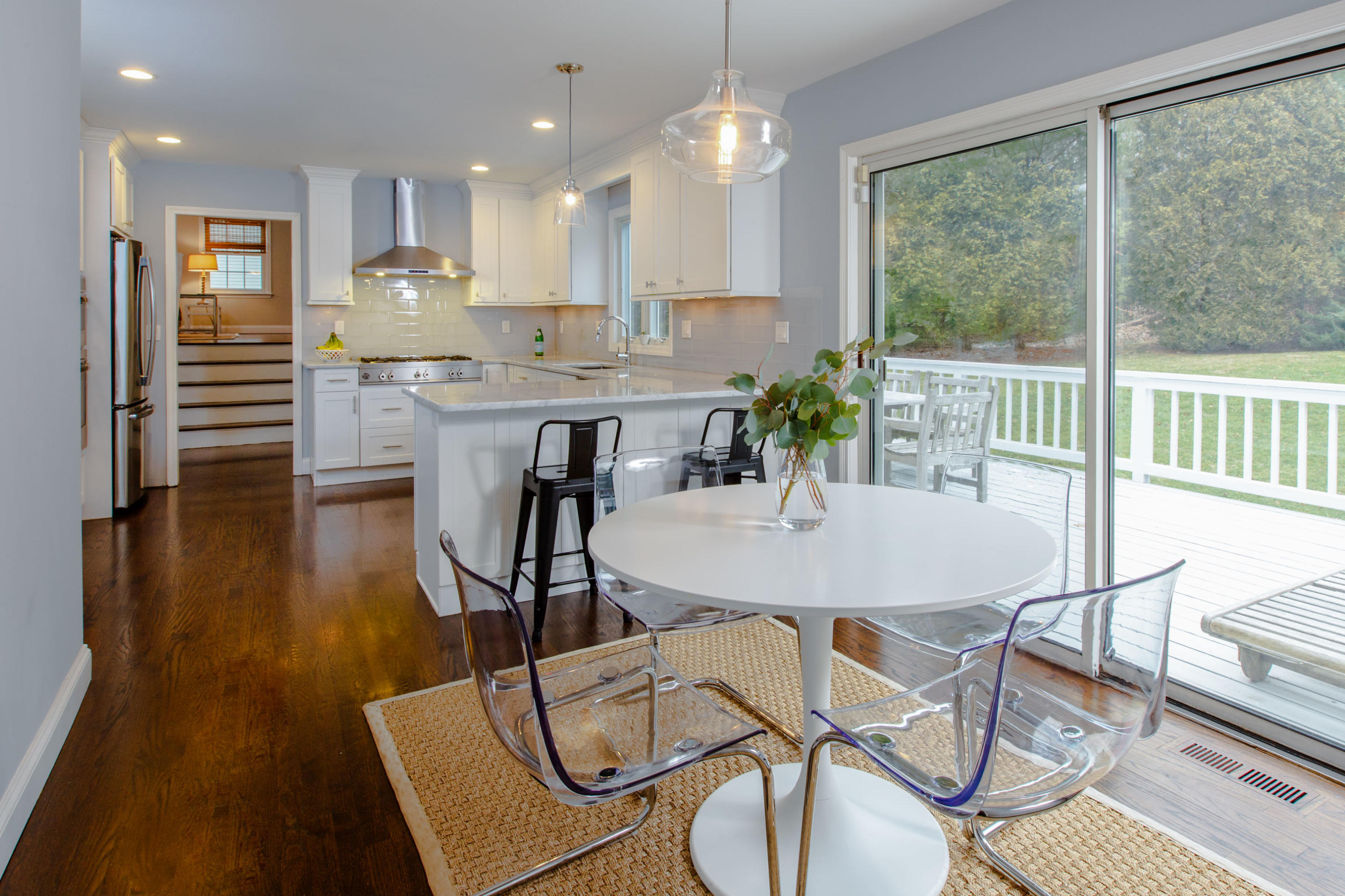 49 Country Club Road Darien, CT 06820 - Photo 6 of 30 a view of a dining room with furniture window and outside view